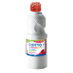 GIOTTO FLACON GOUACHE 500ML Blanc