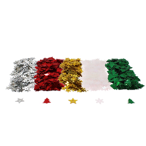 PAILLETTES SEQUINS ÉTOILES POT 180G COLORIS ASSORTIS