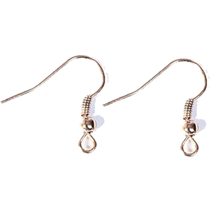 5 PAIRES DE CROCHETS OUVERTS POUR BOUCLES D'OREILLES ARGENT