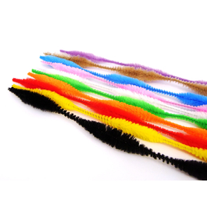 100 CHENILLES SPIRALES 10MM COLORIS ASSORTIS