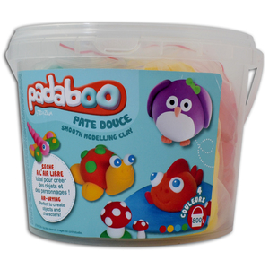 #LOT 4 POTS PADABOO LISSE - 800 GR COULEURS ASSORTIES