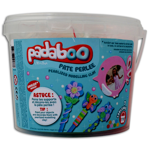 #LOT 7 POTS PADABOO PERLEE - 800 GR  COULEURS ASSORTIES
