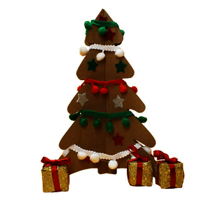 15 SAPINS CARTONS BRUN H24,5CM