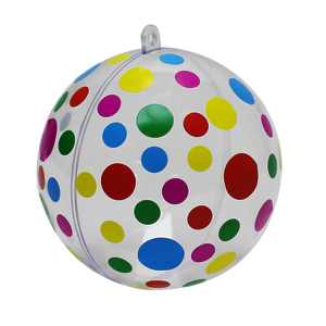 LOT 10 BOULES PLASTIQUES CRISTAL 10CM