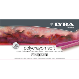 LYRA SOFT 12 PASTELS TENDRES COLORIS ASSORTIS