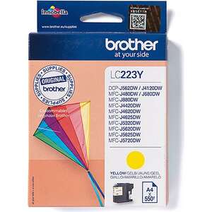 BROTHER LC-223 Y JAUNE