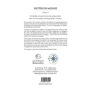 DICTÉES DU MONDE CYCLE 3