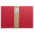 PROTÈGE-CAHIER ROUGE CARTON 17X22 2 RABATS 225GR