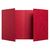 PROTÈGE-CAHIER ROUGE CARTON 17X22 2 RABATS 225GR